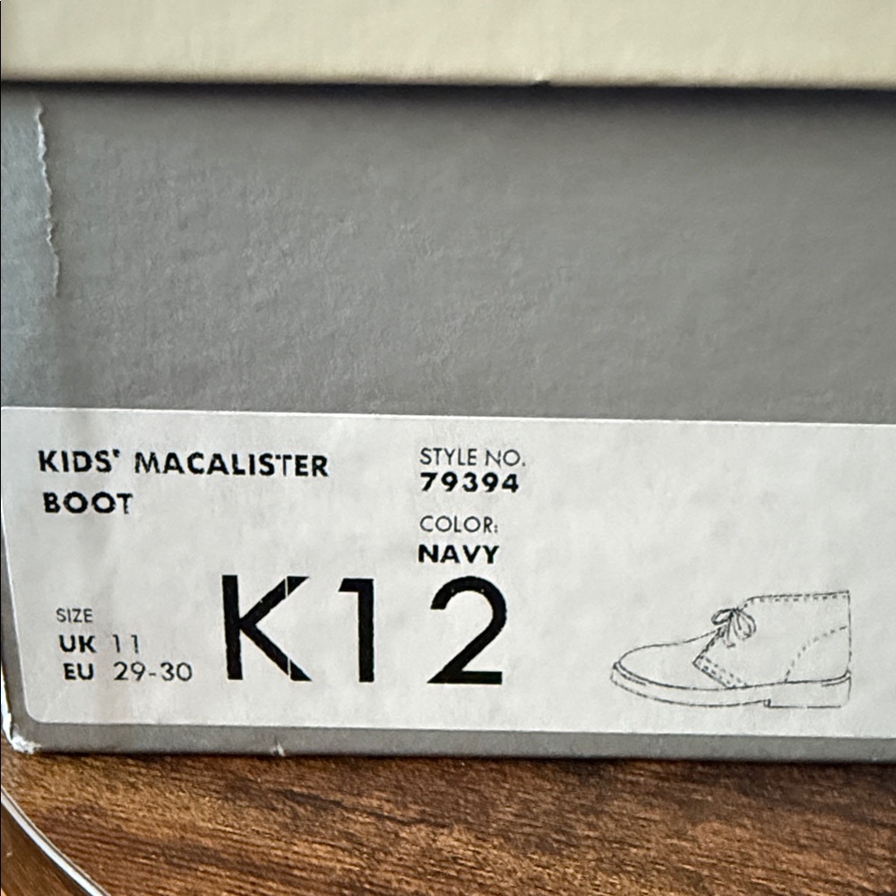J. Crew Navy Suede Chukka Boots kids - Picture 4 of 6